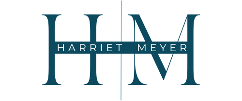 HM logo white - Copy harriett meyer logo